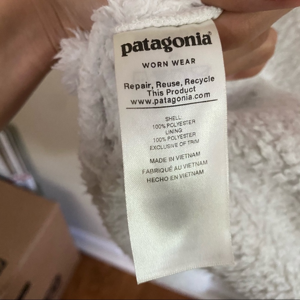SOLD Patagonia Los Gatos Sweatshirt White Size Med - Picture 4 of 4